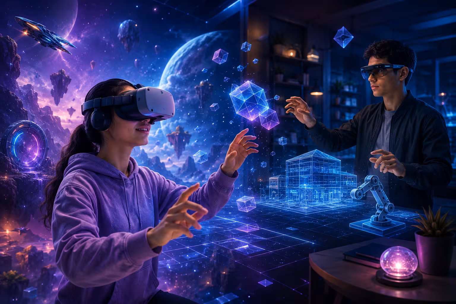 VR Spatial World Walkthrough